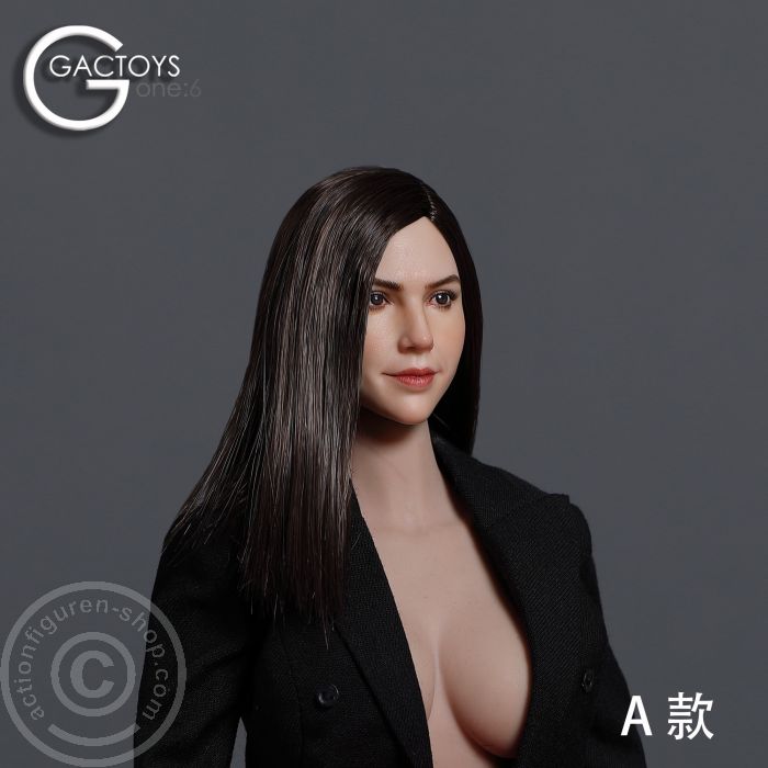 Female Head - Gal - long black Hair Female Head - Gal - long black Hair
