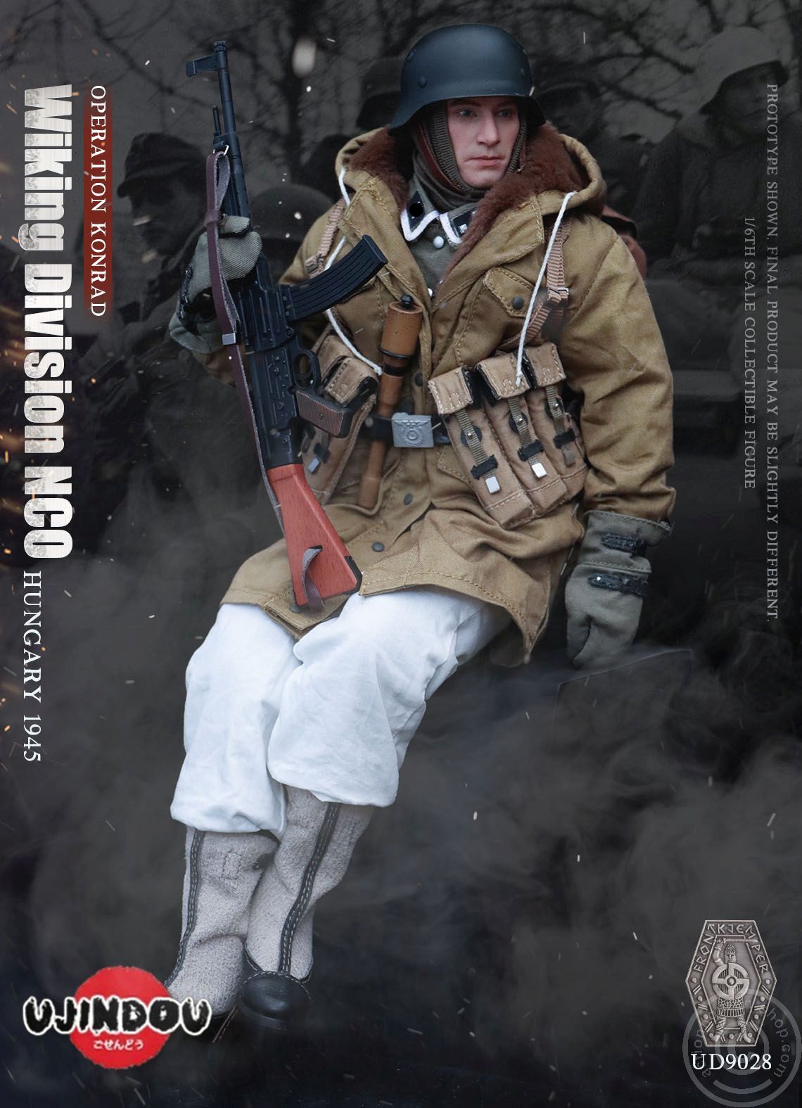Wiking Division - NCO Operation Konrad - Hungary 1945 - leicht beschädigte Box - Wiking Division - NCO Operation Konrad - Hungary 1945 - leicht beschädigte Box -