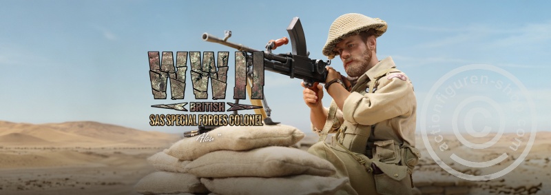 Alan - WWII British SAS Special Forces Colonel - in 1/6 scale