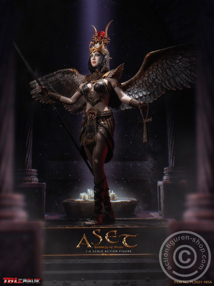 PL2021-185A-08 Aset Goddess of Magic - Black Version