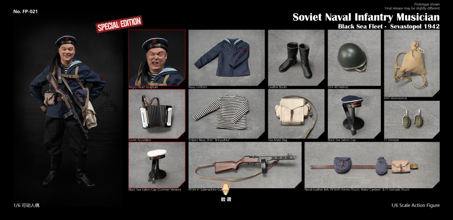 WWII Soviet Naval Infantry Musician - Black Sea Fleet - Sevastopol 1942 – Special Edition WWII Soviet Naval Infantry Musician - Black Sea Fleet - Sevastopol 1942 – Special Edition