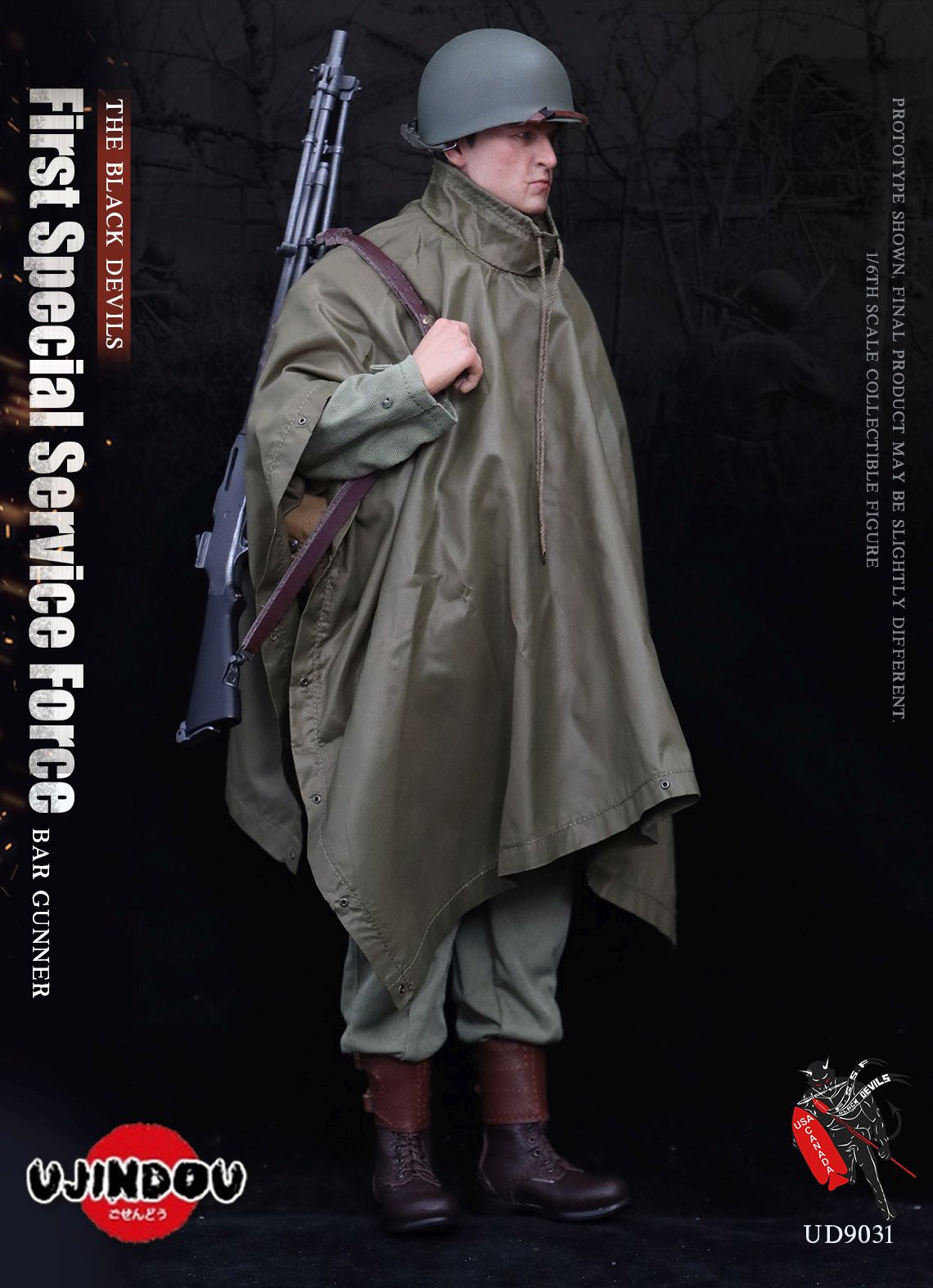 First Special Service Force - BAR Gunner - The Black Devils
