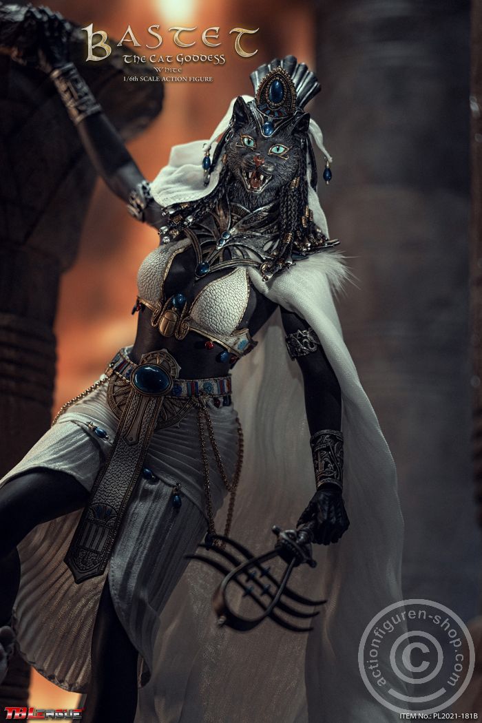 PL2021-181B-07 Bastet - The Cat Goddess - White Version