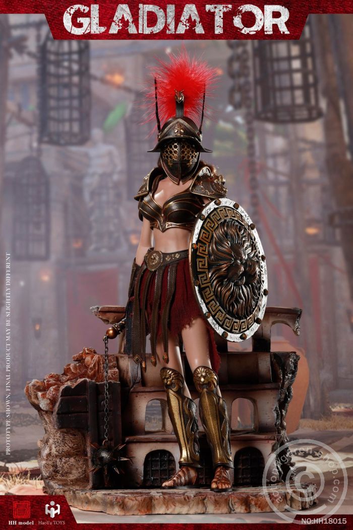 HH18015-06 Gladiator (Deluxe Edition) + Female Gladiator (red version)