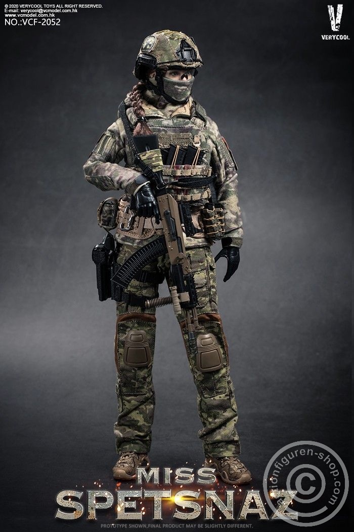 VCF2052-03 Miss Spetsnaz - Russian Special Combat Women Soldier