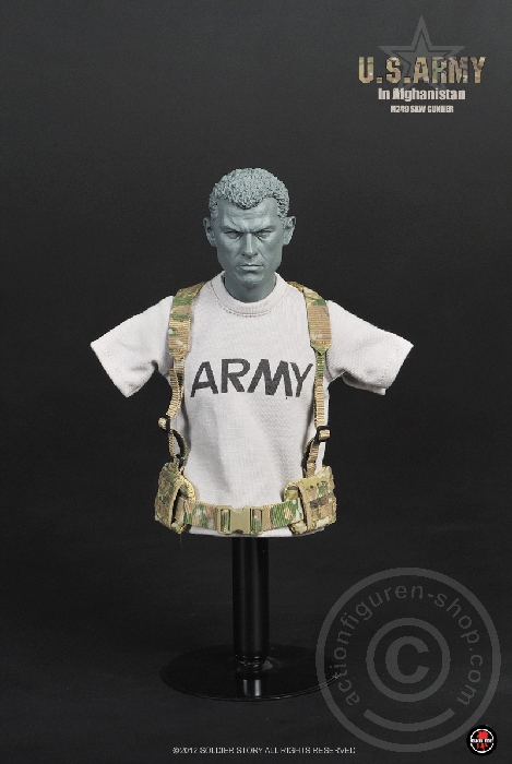 SSt068-45 U.S.Army in Afghanistan M249 SAW Gunner