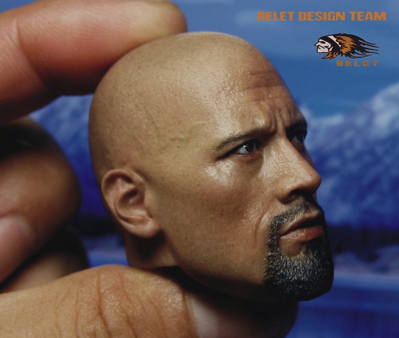 Dwayne Johnson Head