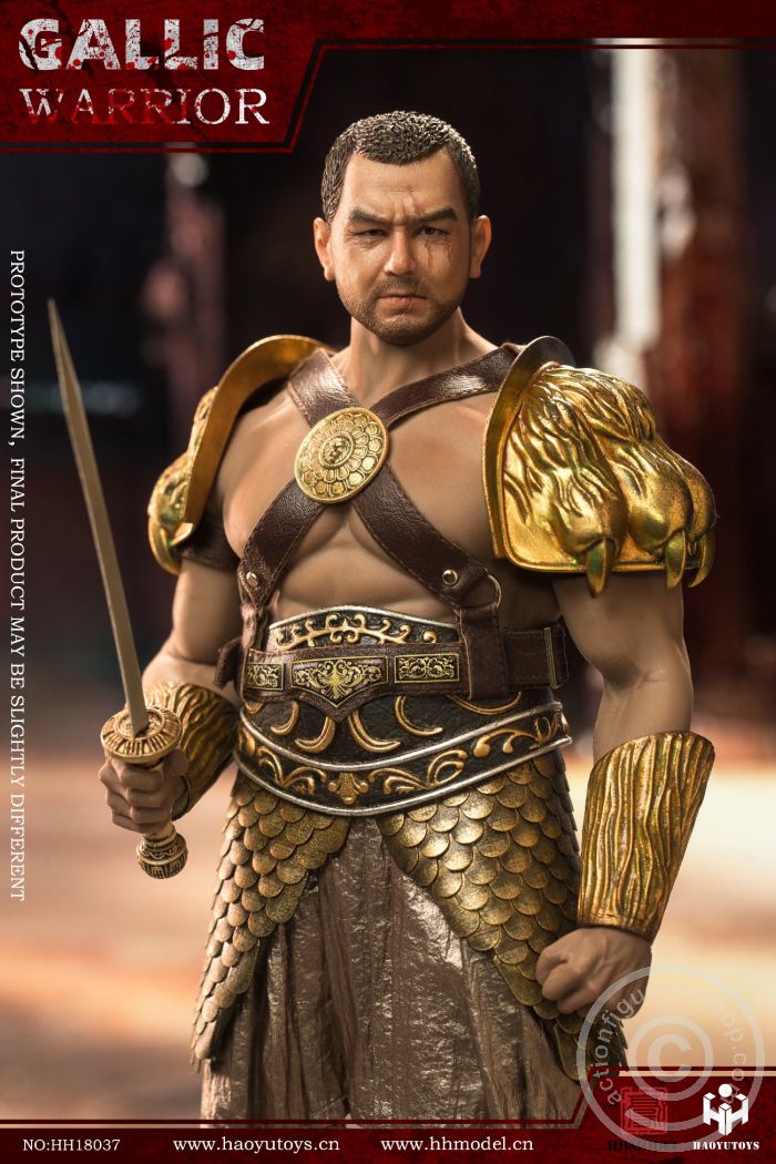 HH18036B-03 Gallic Warrior - Gold Version