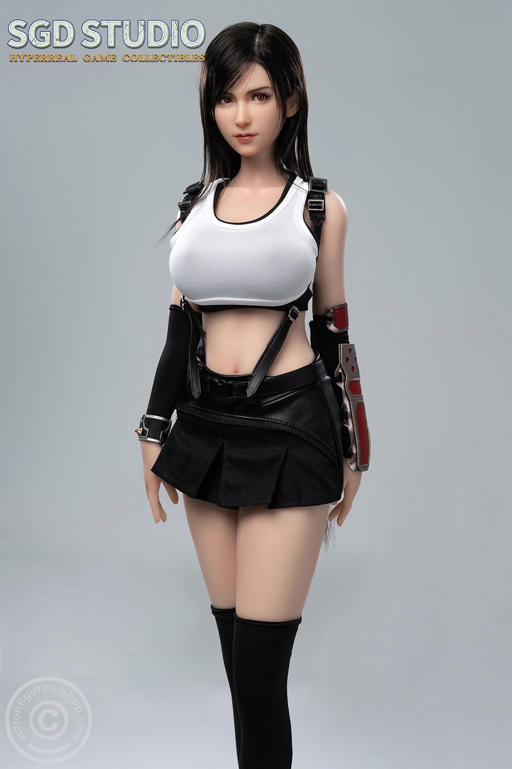 Tifa Lockhart – Silicon Statue Figure - big Breast - in 1/2 scale