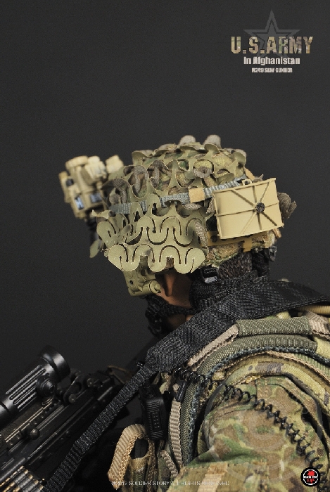 SSt068-23 U.S.Army in Afghanistan M249 SAW Gunner