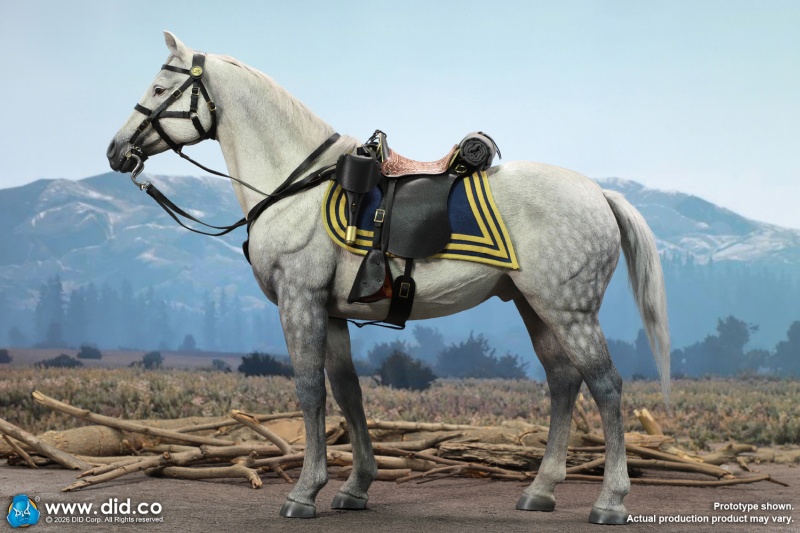 Civil War White War Horse (Standing) - 1/6 scale
