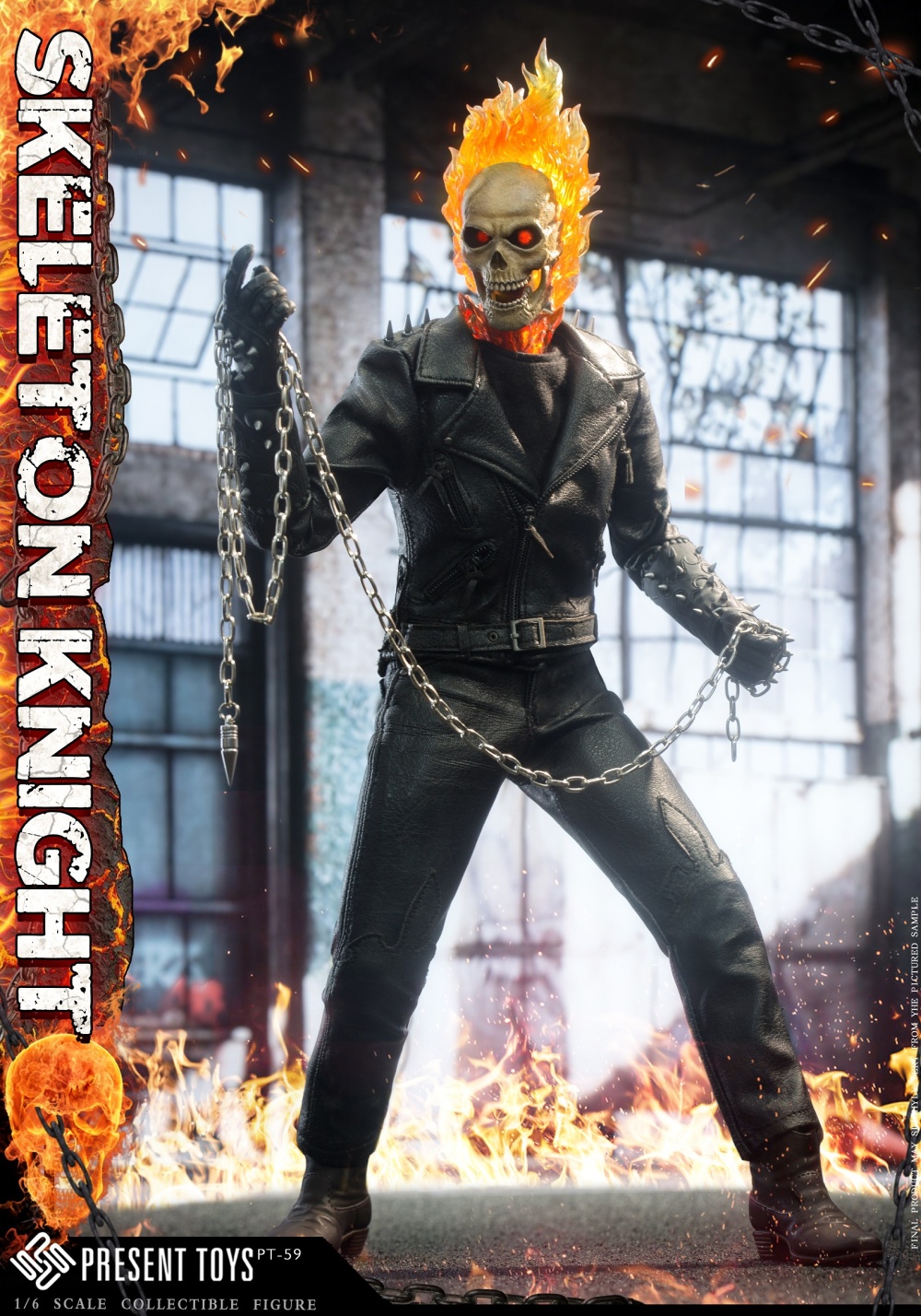 Skeleton Knight - Ghost Rider - in 1/6 scale