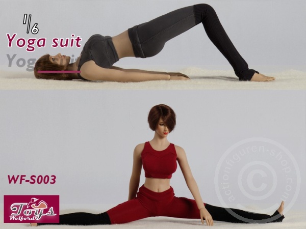 WF-S003ABC-05 Contrast Yoga Suit Set - Light Purple