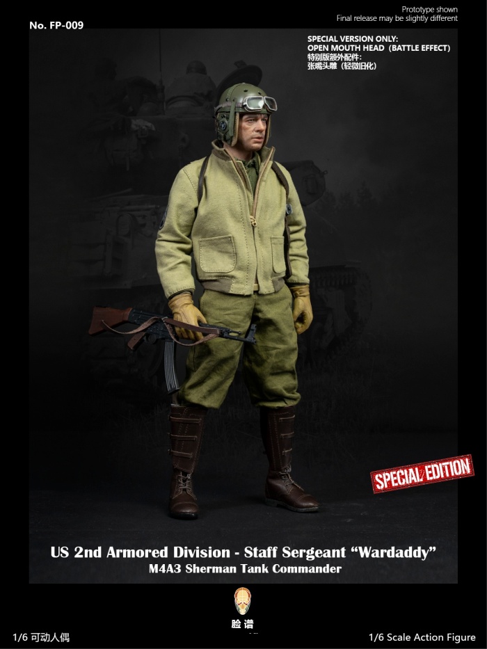 Wardaddy - Fury - US 2nd Armored Division - Special Edition