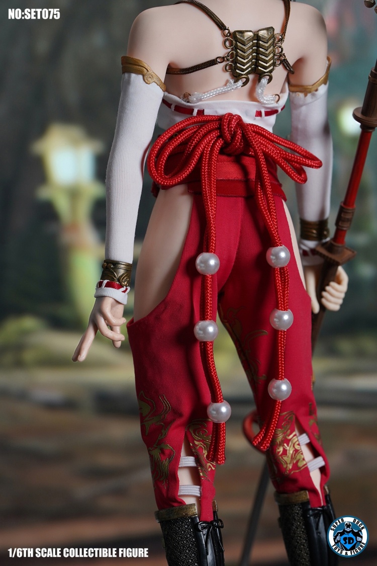 Kung Fu Goddess Character Set - red