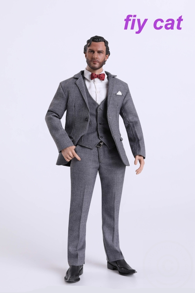 Men - Grey Slim Suit Set
