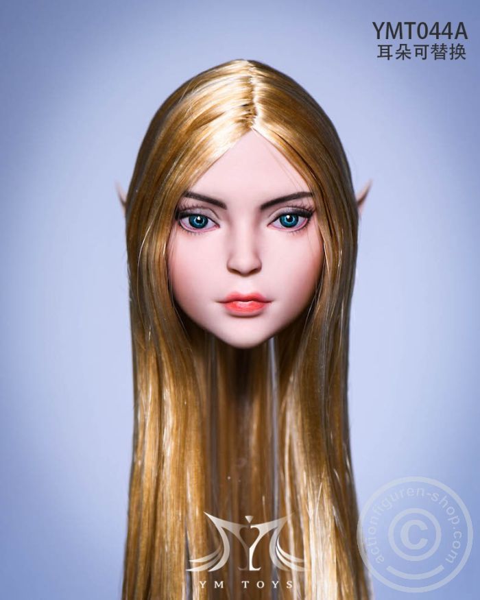 Elf 2.0 Head - blond Hair - 2 pairs of ears