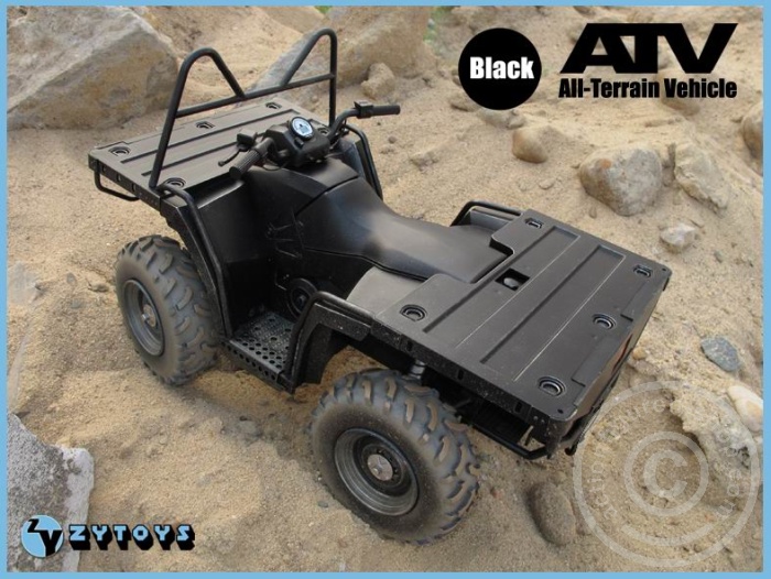 ATV (All-Terrain-Vehicle) - black ATV (All-Terrain-Vehicle) - black