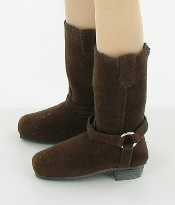 Boots - Wildleder - braun