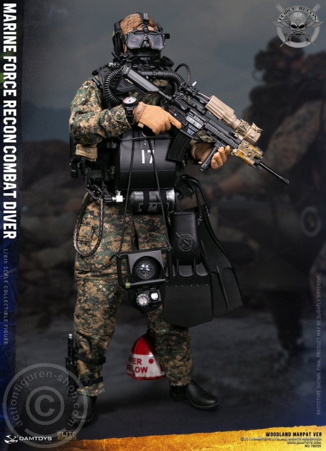 Marine Force Recon Combat Diver - Woodland