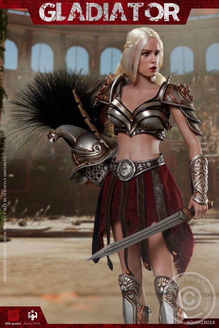 HH18014-03 Gladiator (Deluxe Edition) + Female Gladiator (black version)