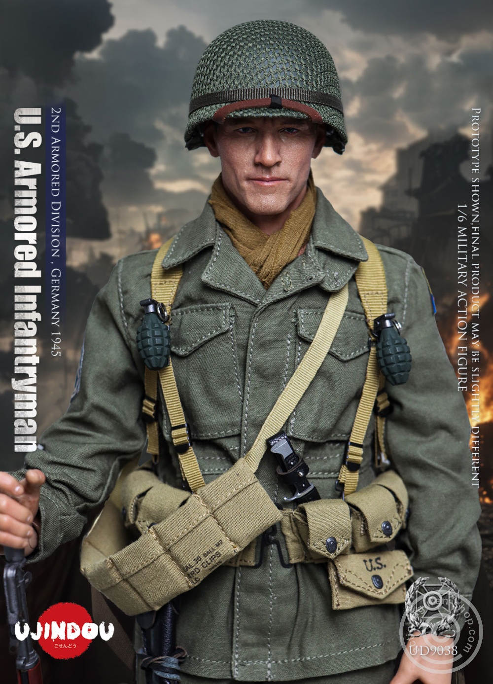 WWII - U.S. Army - Armored Infantryman - Germany 1945 - in 1/6 scale