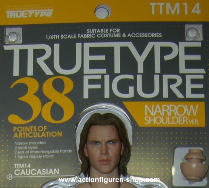 Truetype Figure TTM14 - Caucasian Body