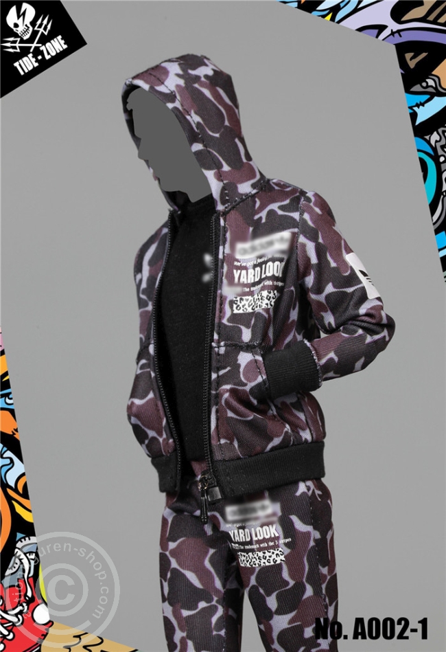 TiZ-A002-1-06 Sports Camouflage Outfit - dunkles camo