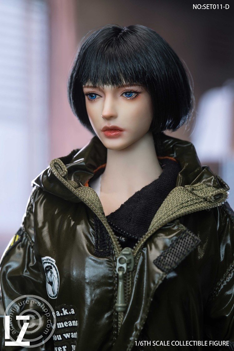 Female Character Head Sculpt - short black hair Female Character Head Sculpt - short black hair