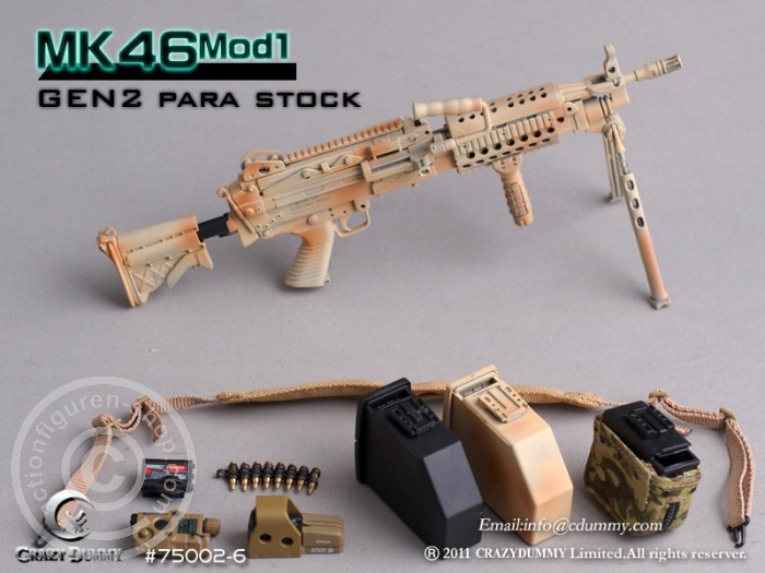 MK46MOD1-GEN2 para stock - camouflage