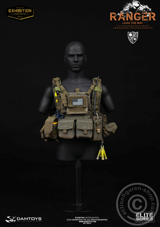DA78010-12COMg3x1K9PvCP 75th Ranger Regiment SAW Gunner - C.I.C.F. Exclusive