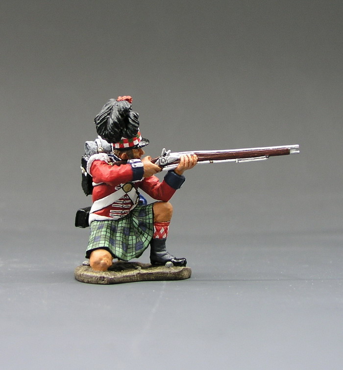 Black Watch Highlander Kneeling Firing