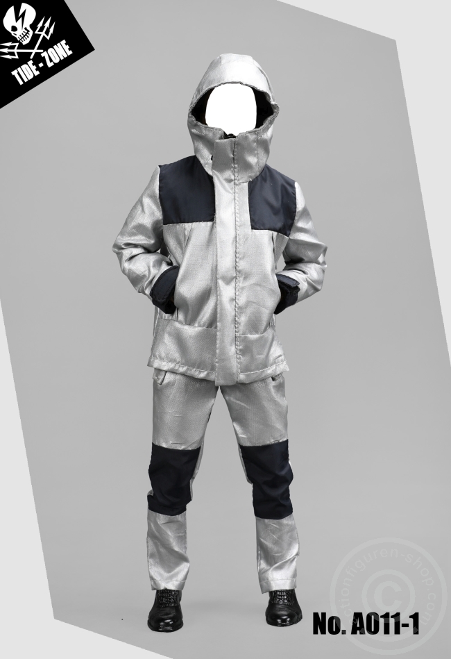 TiZ-A011-1-02 Technical Jacket Suit - silver