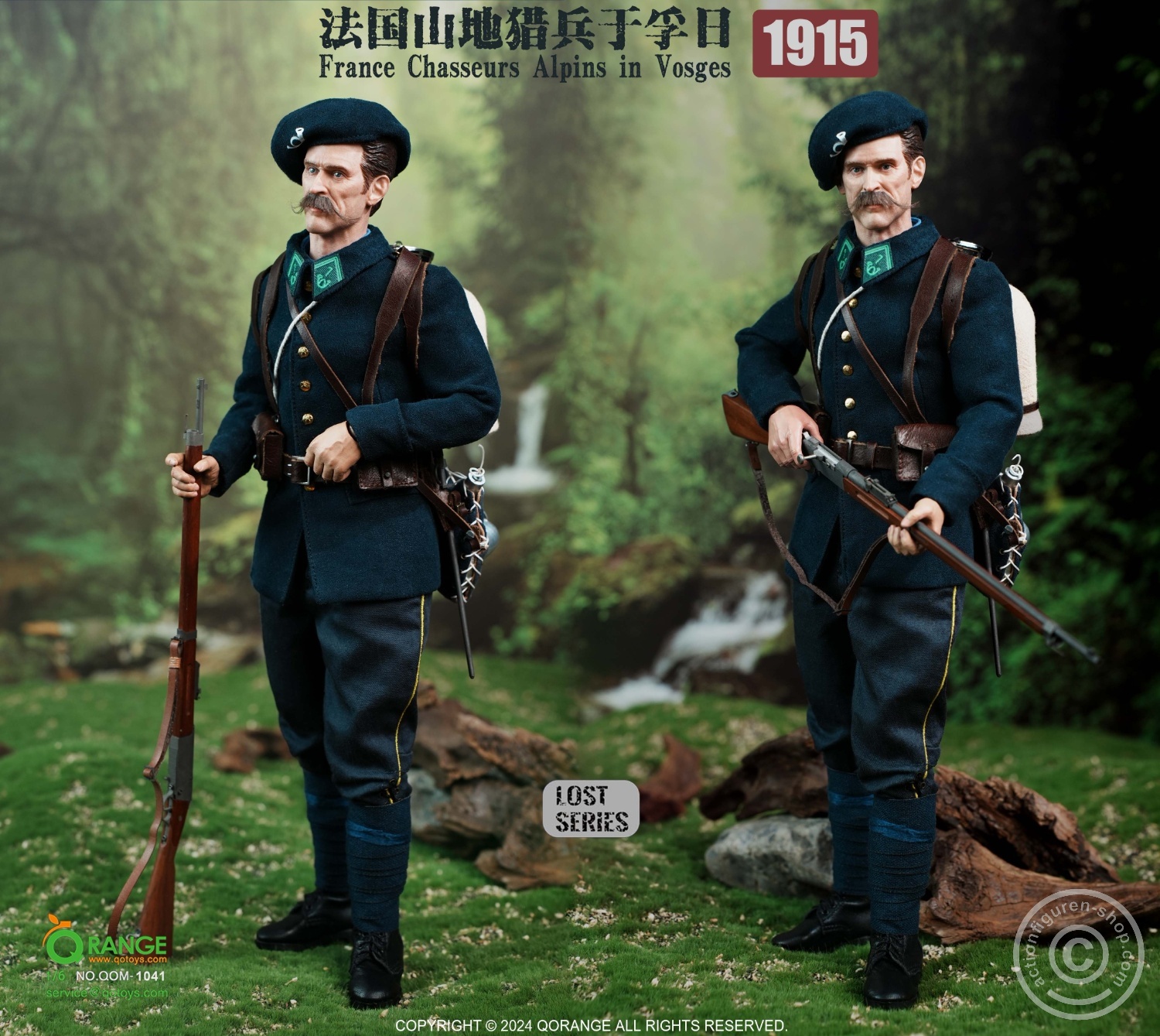France Chasseurs Alpins in Vosges 1915 - in 1/6 scale France Chasseurs Alpins in Vosges 1915 - in 1/6 scale