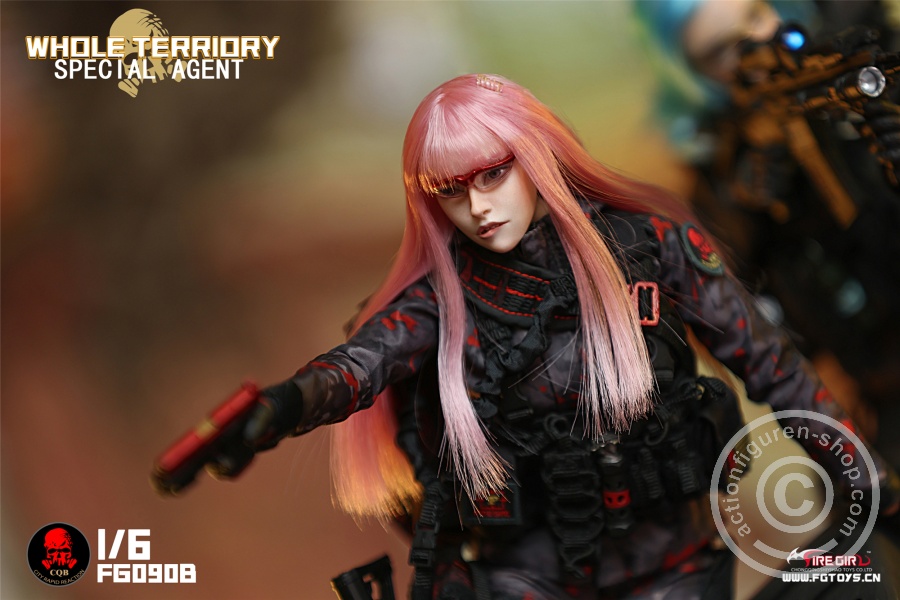 All Territory Secret Agent CQB Tactical Team Suit - Outfit & Accessoire Set - in 1/6 scale