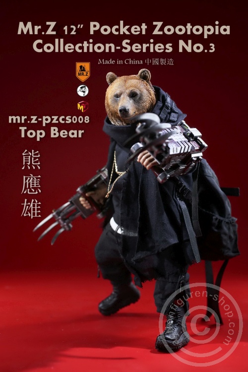 Top Bear - 12" Pocket Zootopia Collection-Series No.3