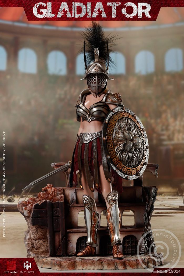 HH18014-06 Gladiator (Deluxe Edition) + Female Gladiator (black version)