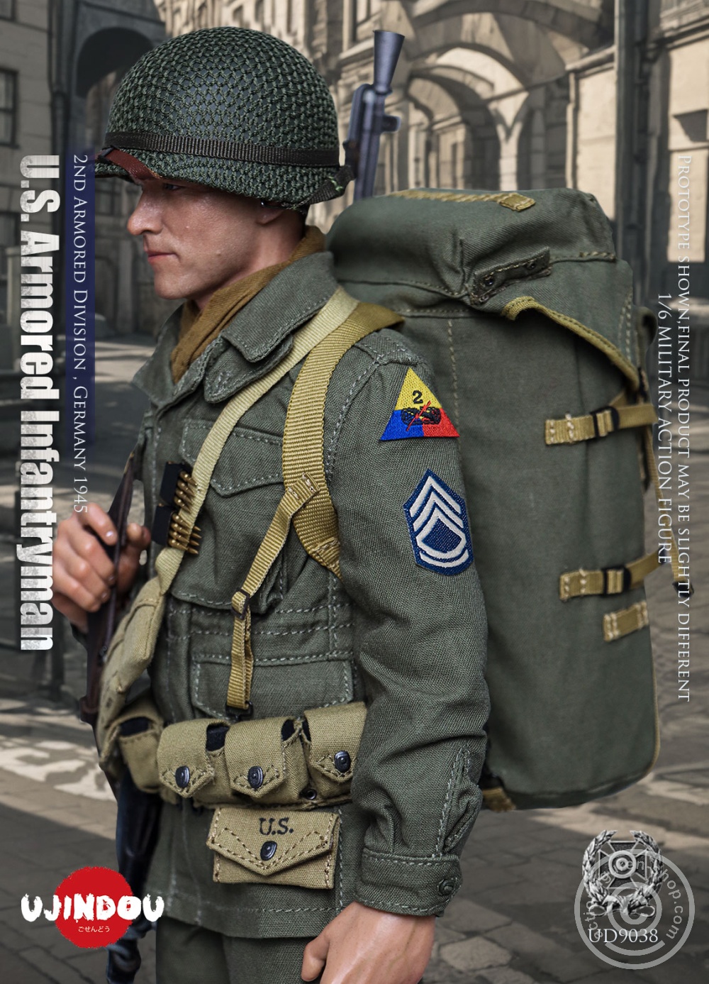 WWII - U.S. Army - Armored Infantryman - Germany 1945 - in 1/6 scale