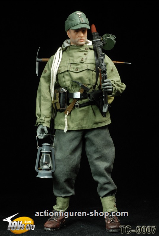 TTL9007-05z Deutscher Gebrigsjäger mit MG34