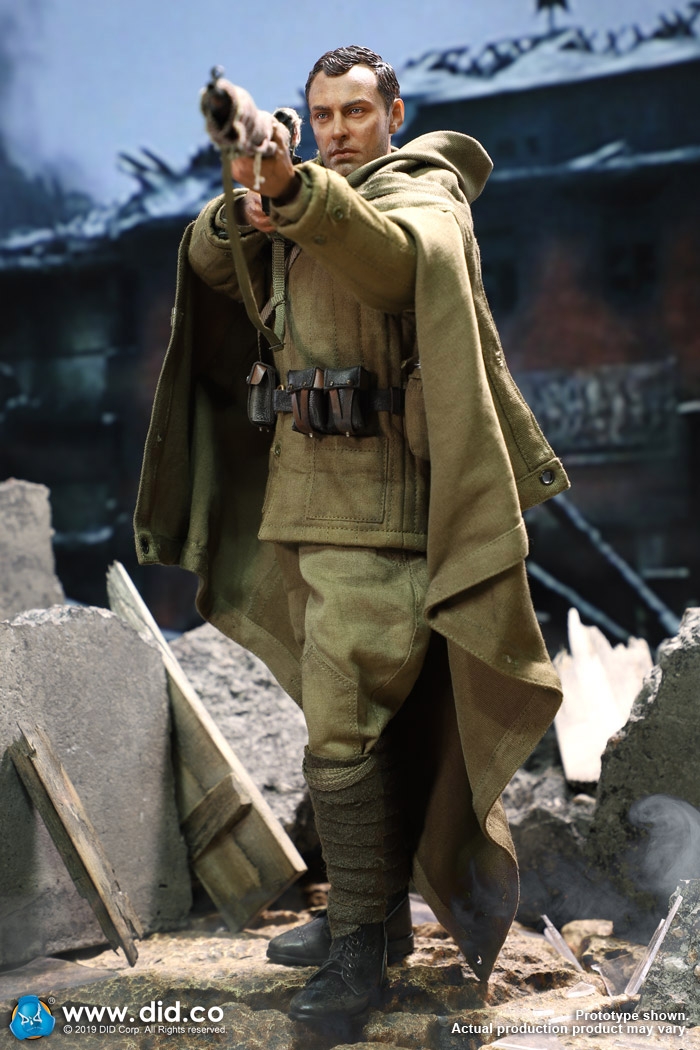 80139-14 Vasily Zaitsev - WW II Red Army Sniper - with weathering