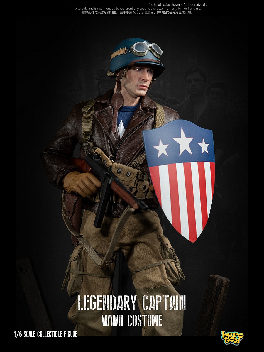 Legendary Captain in WWII Costume - Special Edition - in 1/6 scale