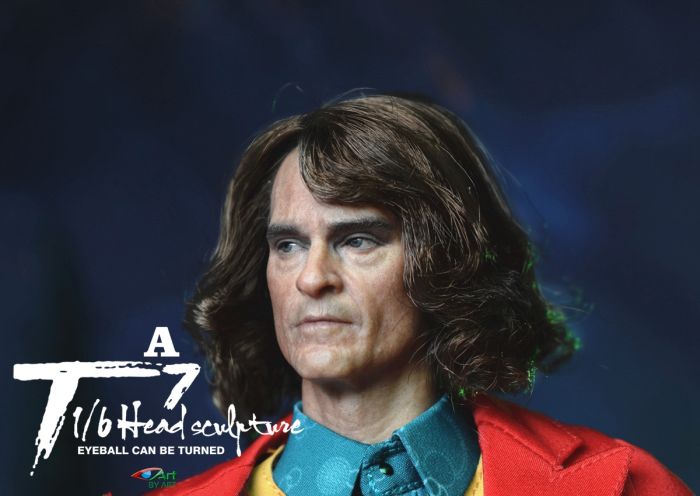BYArt-007A-03 Joker - Joaquin Phoenix - Head w/ movable Eyes