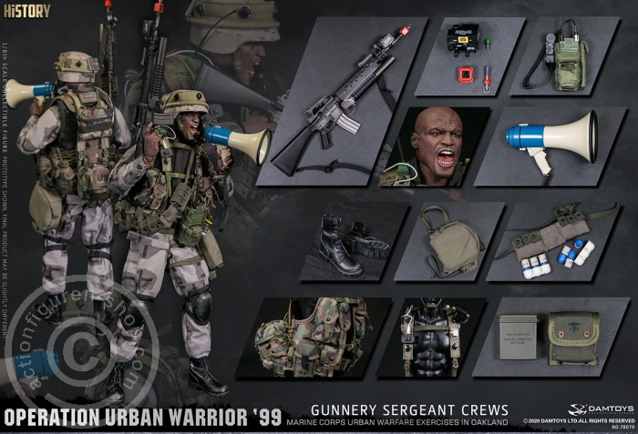 Operation Urban Warrior ‘99 - Urban Warfare Exercises In Oakland - Gunnery Sergeant Crews