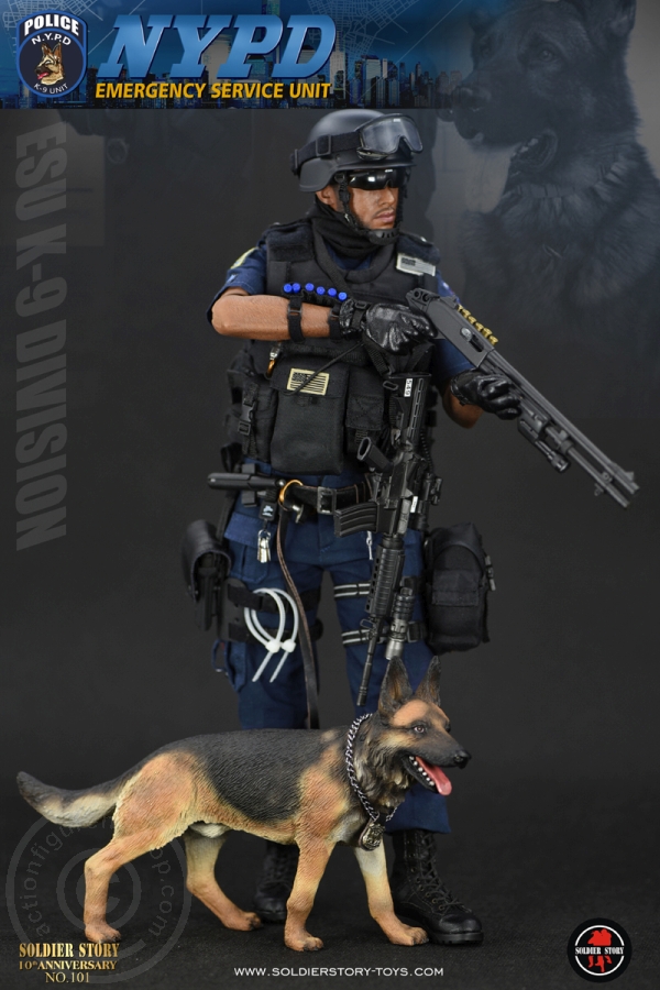 SSt101-12 NYPD - ESU - K-9 DIVISION - (Hundestaffel)