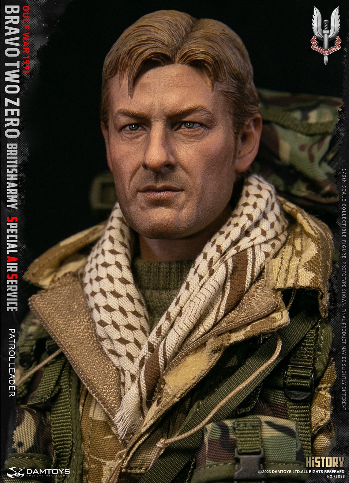 Bravo Two Zero - British Army Special Air Service (SAS) Patrol Leader - Gulf War 1991 - in 1/6 scale Bravo Two Zero - British Army Special Air Service (SAS) Patrol Leader - Gulf War 1991 - in 1/6 scale