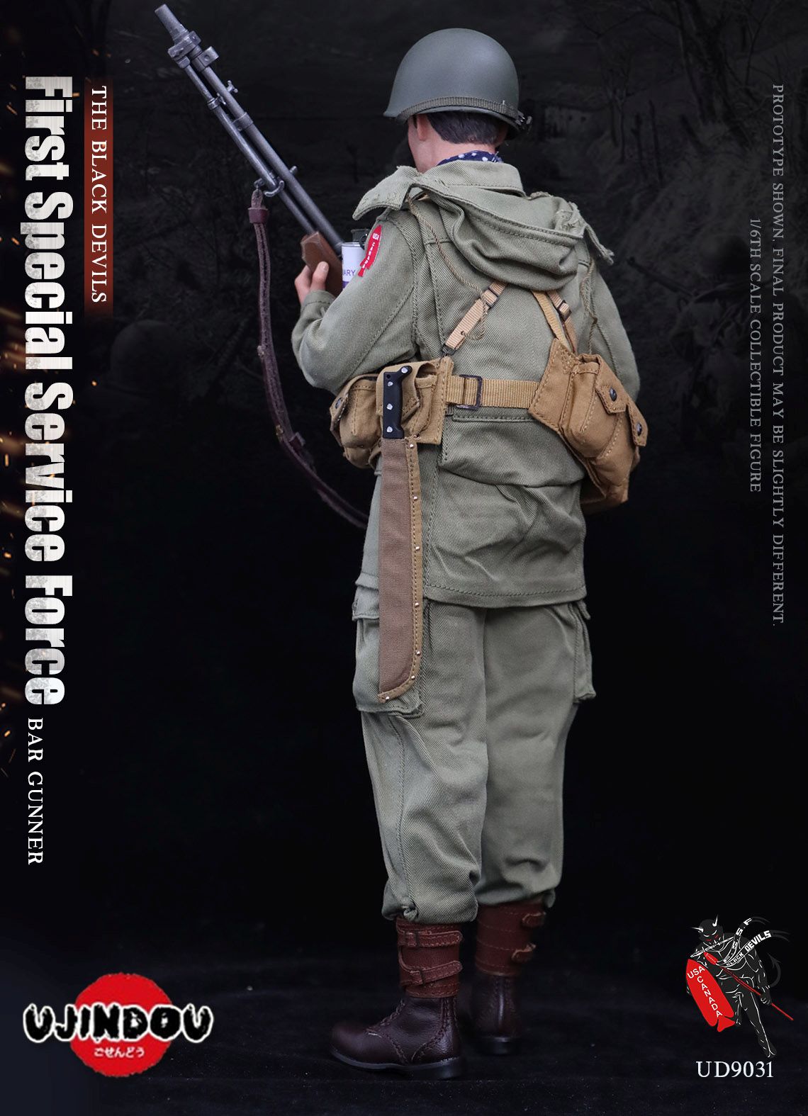First Special Service Force - BAR Gunner - The Black Devils