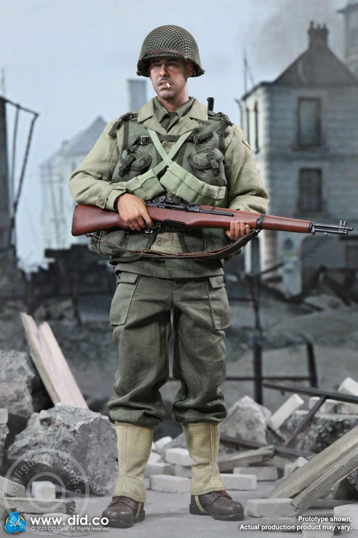 80155-21 Private Mellish - WWII US 2nd Ranger Battalion