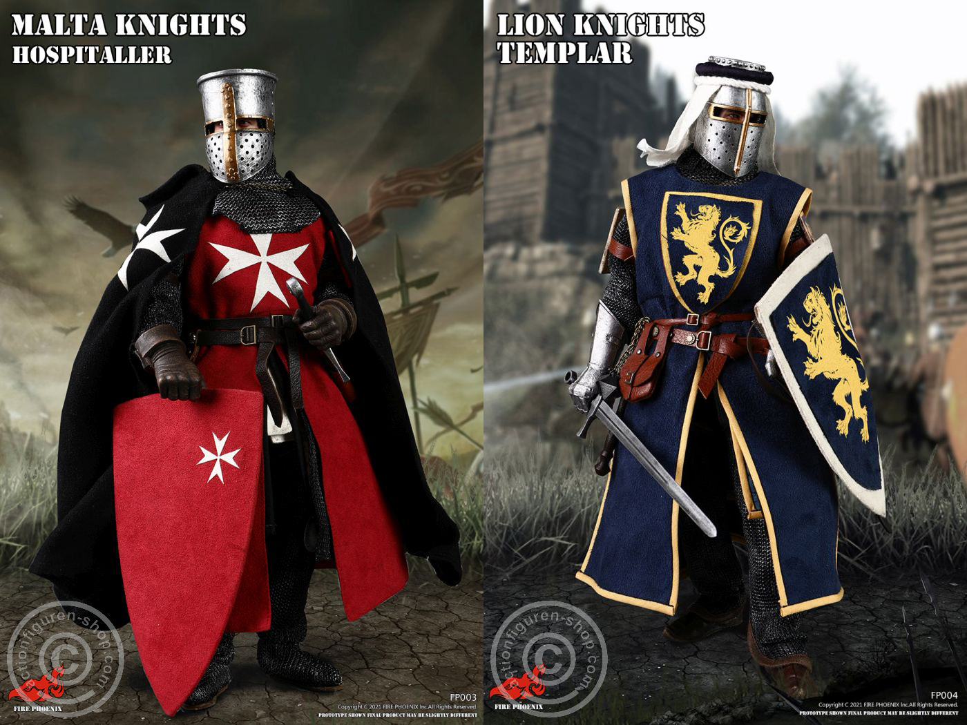 Malta Knight Hospitaller & Lion Knight Templar