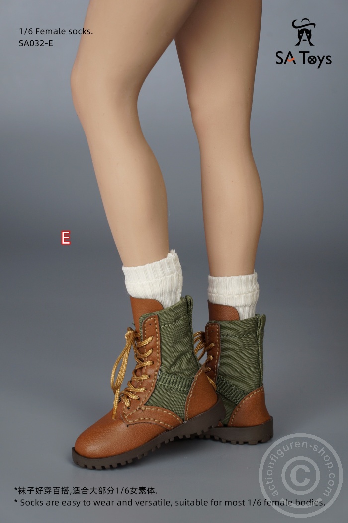 SATSA032E-02 Classic Socks - rice white