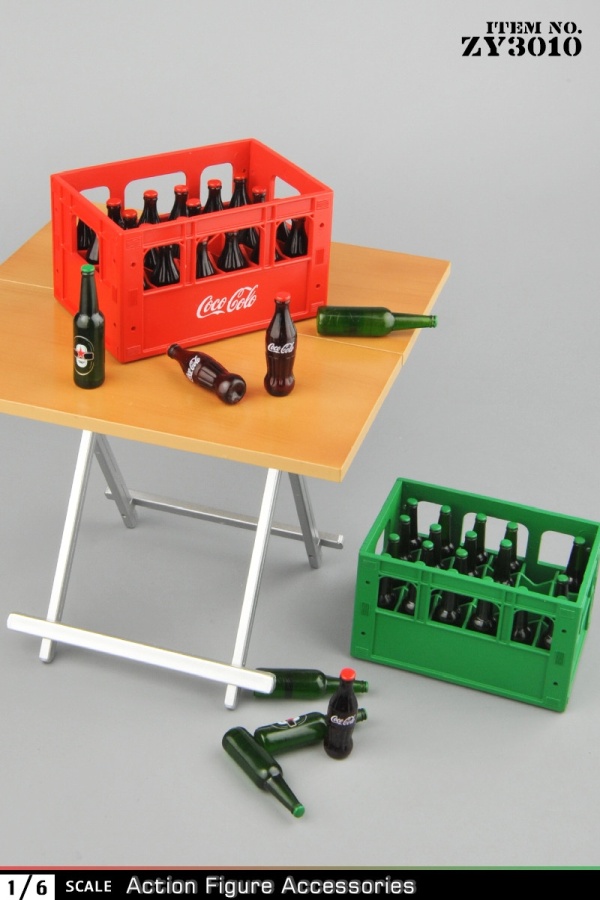 ZY3010B-04 Beer Crate with 6 Bottles